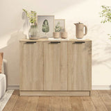 Sideboard Sonoma Oak 90.5x30x70 cm Engineered Wood 811190
