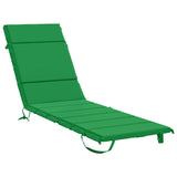 Sunlounger Cushion GEMERT 100% Polyester Green 200 x 60 x 3 cm 948520