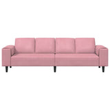 Living Room Couch Pink 250 x 77 x 76 cm 3335094
