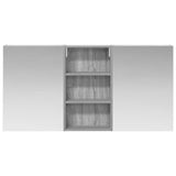 Bathroom Cabinet Set 3 pcs 140 x 14.5 x 70 cm Engineered wood 3403781