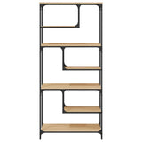 Bookcase Sonoma Oak 81x36x176 cm Engineered Wood 836224