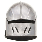 ZNTS Medieval Knight Helmet Antique Replica LARP Silver Steel 286215