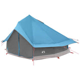 Tipi Tent with Roof Blue 700 x 700 x 395 cm Polyester and Steel 42028712
