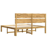 Double Bed Frame with Headboard ROSTOCK White 200 x 200 cm 3405499