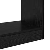 Book Cabinet Black Oak 60 x 30 x 72 cm Engineered Wood 880458