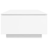 Coffee Table with Drawer White 95 x 55 x 31 cm Engineered Wood 8000180