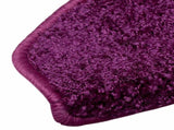 Stair Mats 10 pcs 65x21x4 cm Violet Half Round Large 149809