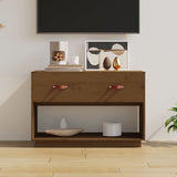 TV Cabinet Honey Brown 90x40x60 cm Solid Wood Pine 821525