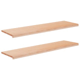 Window Sills 2 pcs Natural 140 x 40 x 2 cm Solid Beech Wood 42048165