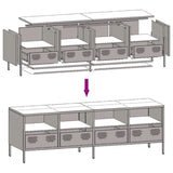 TV Cabinet Anthracite 135x39x43.5 cm Cold-rolled Steel 851330