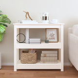 Console Table White 80x40x74 cm Solid Wood Pine 821670