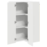 Wall Corner Cabinet PORTO White 57 x 57 x 100 cm 885515