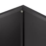 Garden Planter 2 pcs Black 40 x 20 x 40 cm Cold-rolled Steel 8005401