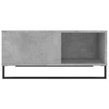 Coffee Table Concrete Grey 80x80x36.5 cm Engineered Wood 830792
