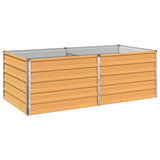 Raised Garden Bed Natural 160 x 80 x 55 cm cold-rolled steel 8006395