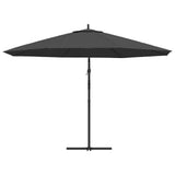 Cantilever Garden Parasol with Aluminium Pole 350 cm Anthracite 44505