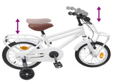 Kids Bike 12 Inches for 2-4 Years Old White 42009295