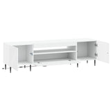 LED TV Cabinet White Engineered Wood 896905