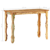 286492 Console Table 110x40x76 cm Solid Reclaimed Wood