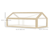 Wooden Cold Frame Greenhouse Garden Portable Raised Planter 30475764