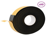 Self-adhesive Foam Tape 10 pcs Black 30mm x 5m CR Foam 42024095