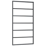 Sliding Door with Hardware Set ESG Glass&Aluminium 102x205 cm 3081955