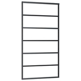 Sliding Door with Hardware Set ESG Glass&Aluminium 102x205 cm 3081954