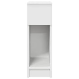 ZNTS Bedside Cabinets with Drawer 2 pcs White 20x36x60 cm 858696