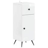 2 Piece Bathroom Cabinet Set BREDA High Gloss White 3417724