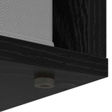 Sideboard with Drawer Black Oak 59.5 x 27 x 57 cm 8000533