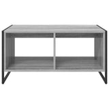 Coffee Table Grey Sonoma 80 x 50 x 40 cm Engineered Wood 886435