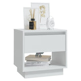 ZNTS Bedside Cabinets 2 pcs White 45x34x44 cm Engineered Wood 809513