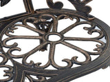 Bistro Bench Bronze Cast Aluminium, Cast Iron Medium Sturdy 47859
