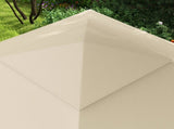 3 x 3 Pop Up Gazebo, Double-roof Garden Tent with Netting and Carry Bag, Party Event Shelter for T3398P325122