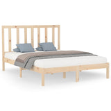 Bed Frame without Mattress 160x200 cm Solid Wood 3106778