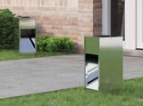 Solar Led Pathway Light 2 pcs Silver Galvanized 879714