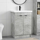 Bathroom Furniture Set Concrete Grey 78.5 x 37.5 x 81 cm 3404157