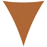 Sun Shade Sail Orange and Brown 5 x 6 x 6 m 42031152