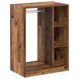 Wardrobe with Shelf with Storage Old Wood 77 x 48 x 102 cm 879642