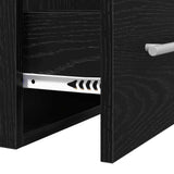 Bathroom Sink Cabinet with Drawer Black Oak 41 x 38.5 x 48 cm 3415986
