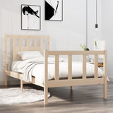 Bed Frame without Mattress Solid Wood 90x190 cm Single Single 3104093