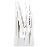 43581 3 Piece Folding Bistro Set Plastic White