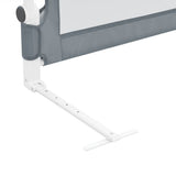 Toddler Safety Bed Rail Grey 150x42 cm Polyester 10167