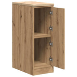 Garage Storage Cabinet Artisan Oak 30x51x85 cm Solid Wood Pine 860561