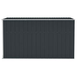 Garden Shed Anthracite Galvanised steel, metal Medium Garden Shed 316227