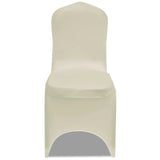 100 pcs Stretch Chair Covers Cream 274768