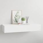 Wall-mounted Drawer Shelf White 60x23.5x10 cm MDF 330255