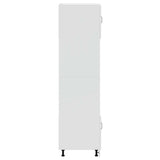 Oven Cabinets 2 pcs Kalmar White Engineered Wood 3315031