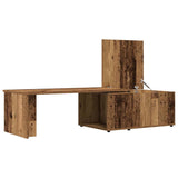 Coffee Table Old Wood 150x50x35 cm Engineered Wood 855980