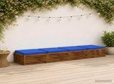 4-Piece Seat Cushions SOEST 4 pcs 100% Polyester Royal Blue 945082